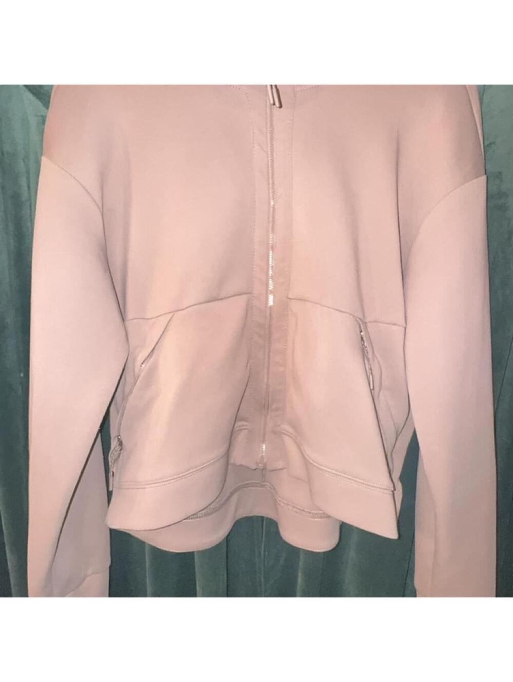 Apana Women's Pink and Brown Hoody